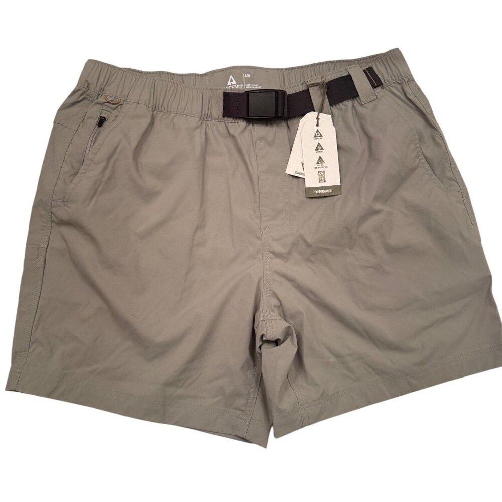 Ascend Shadow Utility Shorts Size Large NWT Hiking Adjustable Belt Pockets